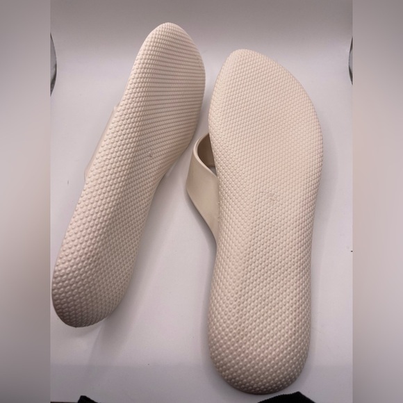 Made in Italy Genuine Cork Sock White Wedding Guest Sandals NWOT Womens 7 Beach - Picture 3 of 4